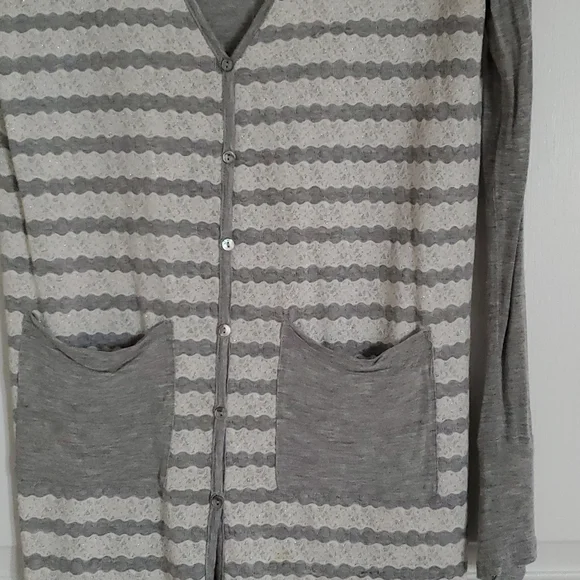 Striped Buttoned Top - Picture 3 of 7